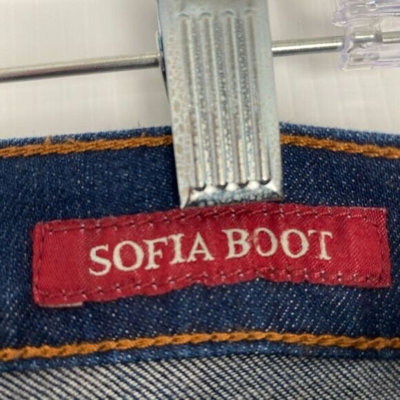 Lucky Brand Sofia Boot Women's size 10/30 Mid Rise Blue Medium Denim Boot Ankle. - Picture 12 of 12